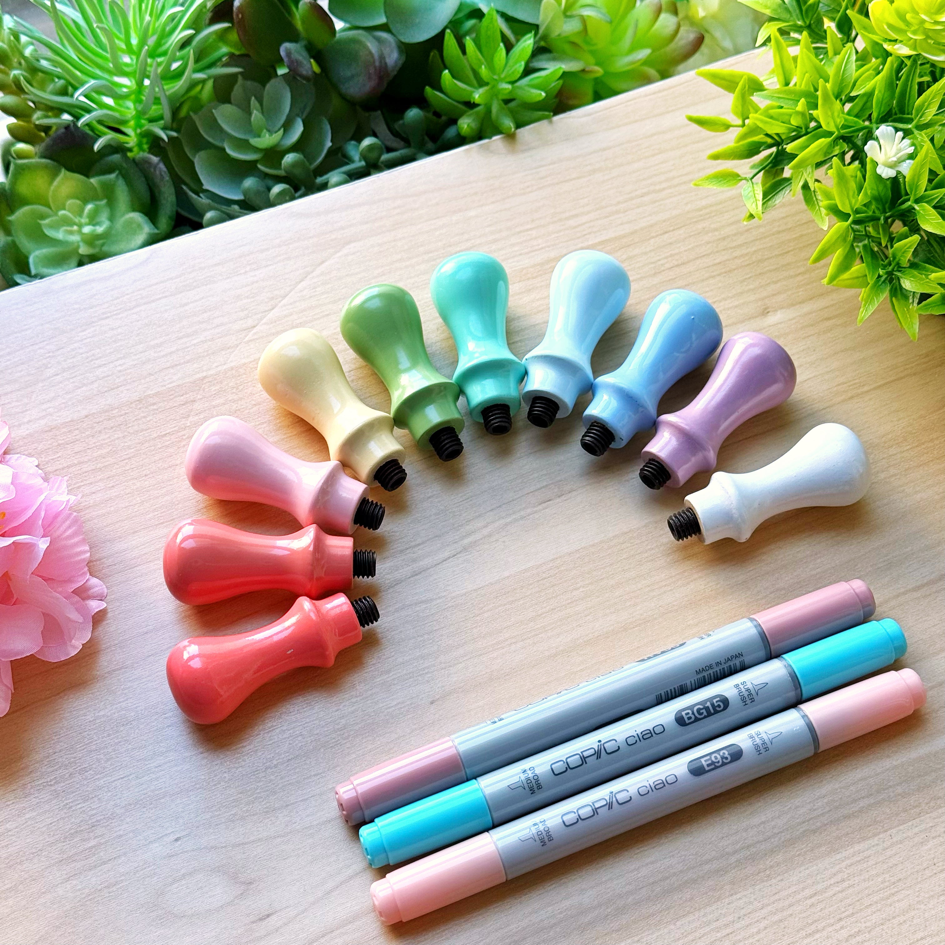 Wax Seal - Stamp Handle (10 Colors)