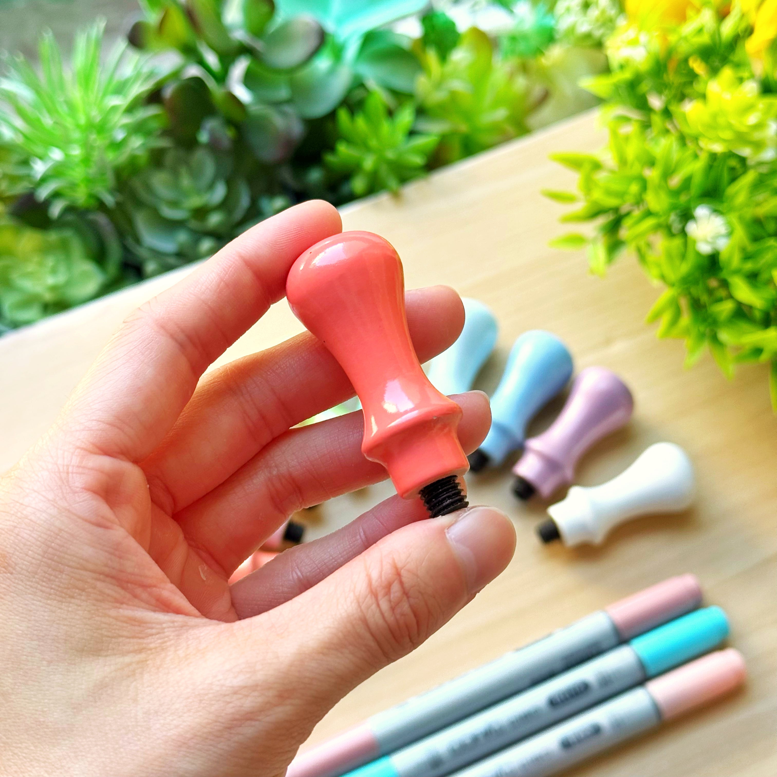 Wax Seal - Stamp Handle (10 Colors)
