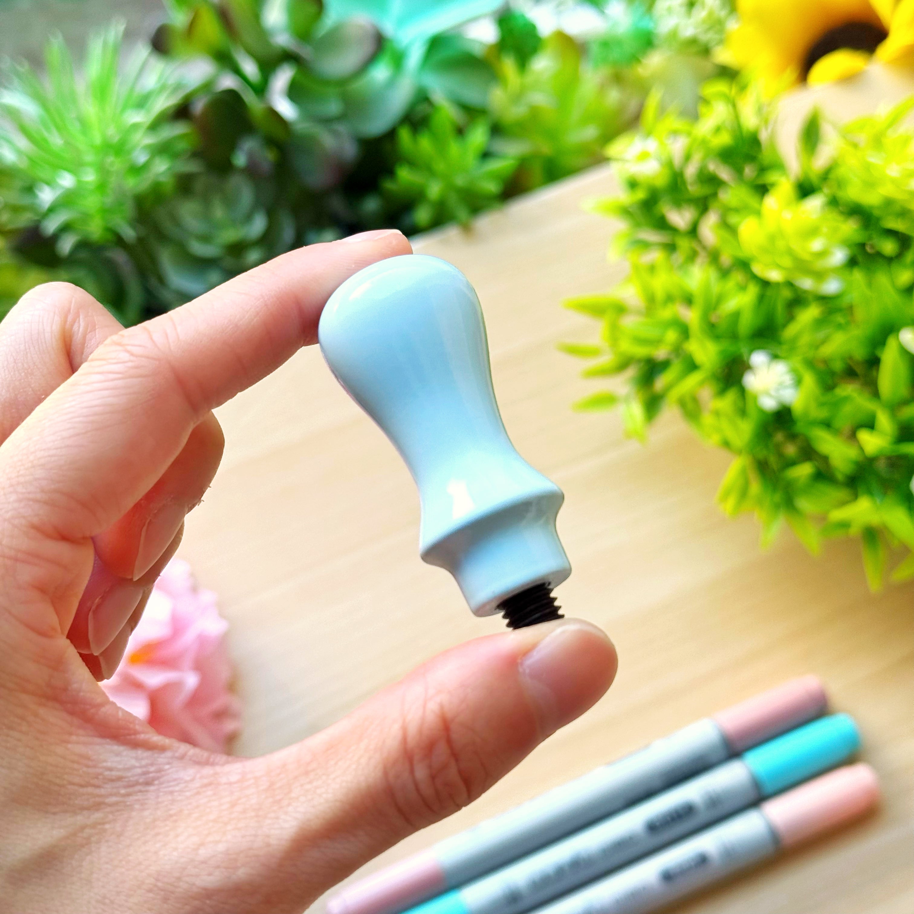 Wax Seal - Stamp Handle (10 Colors)