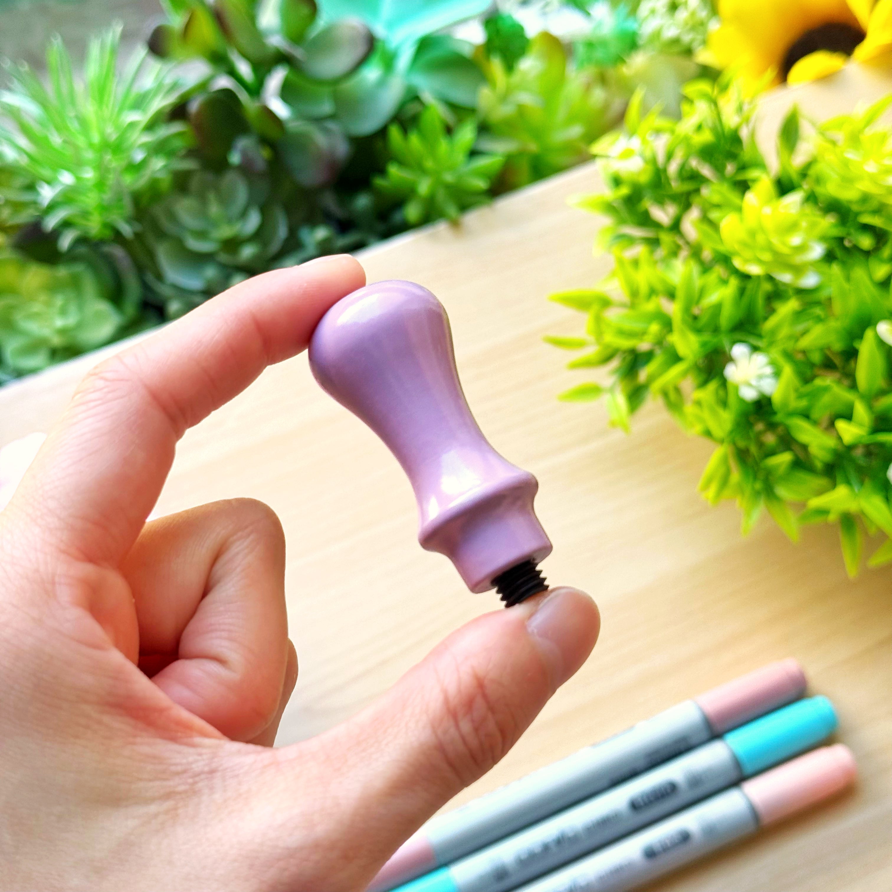 Wax Seal - Stamp Handle (10 Colors)