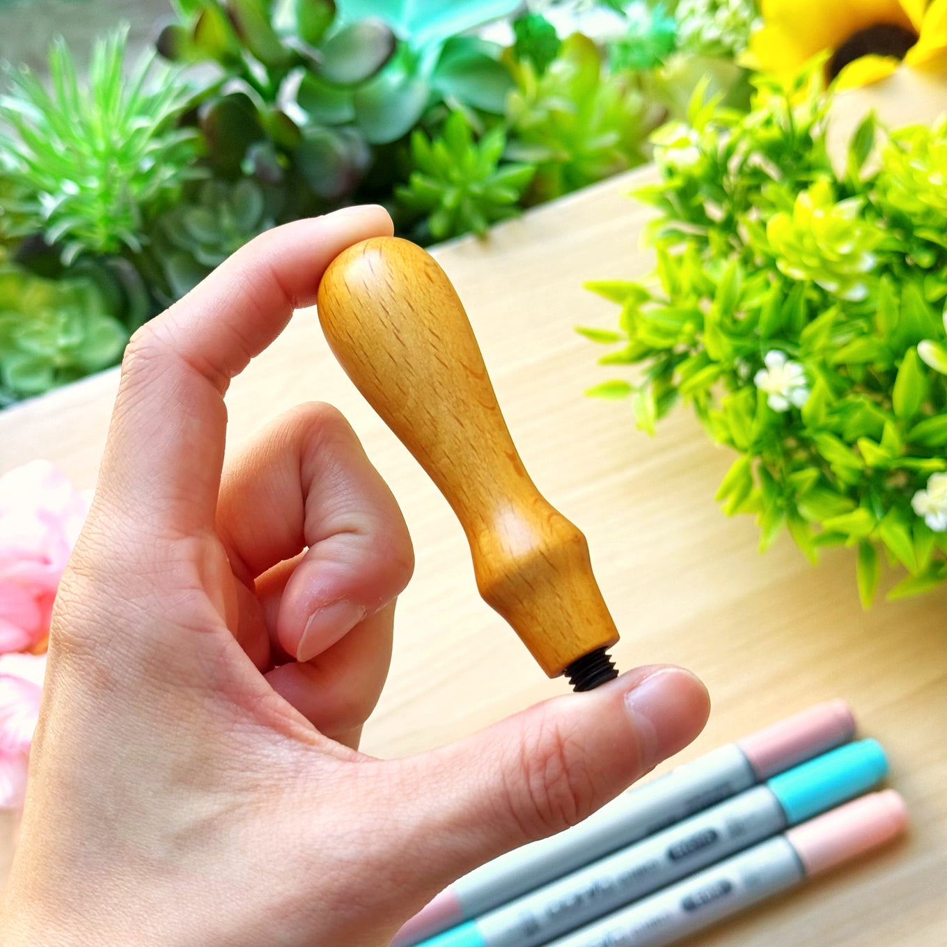 Wax Seal - Stamp Handle (Wooden)