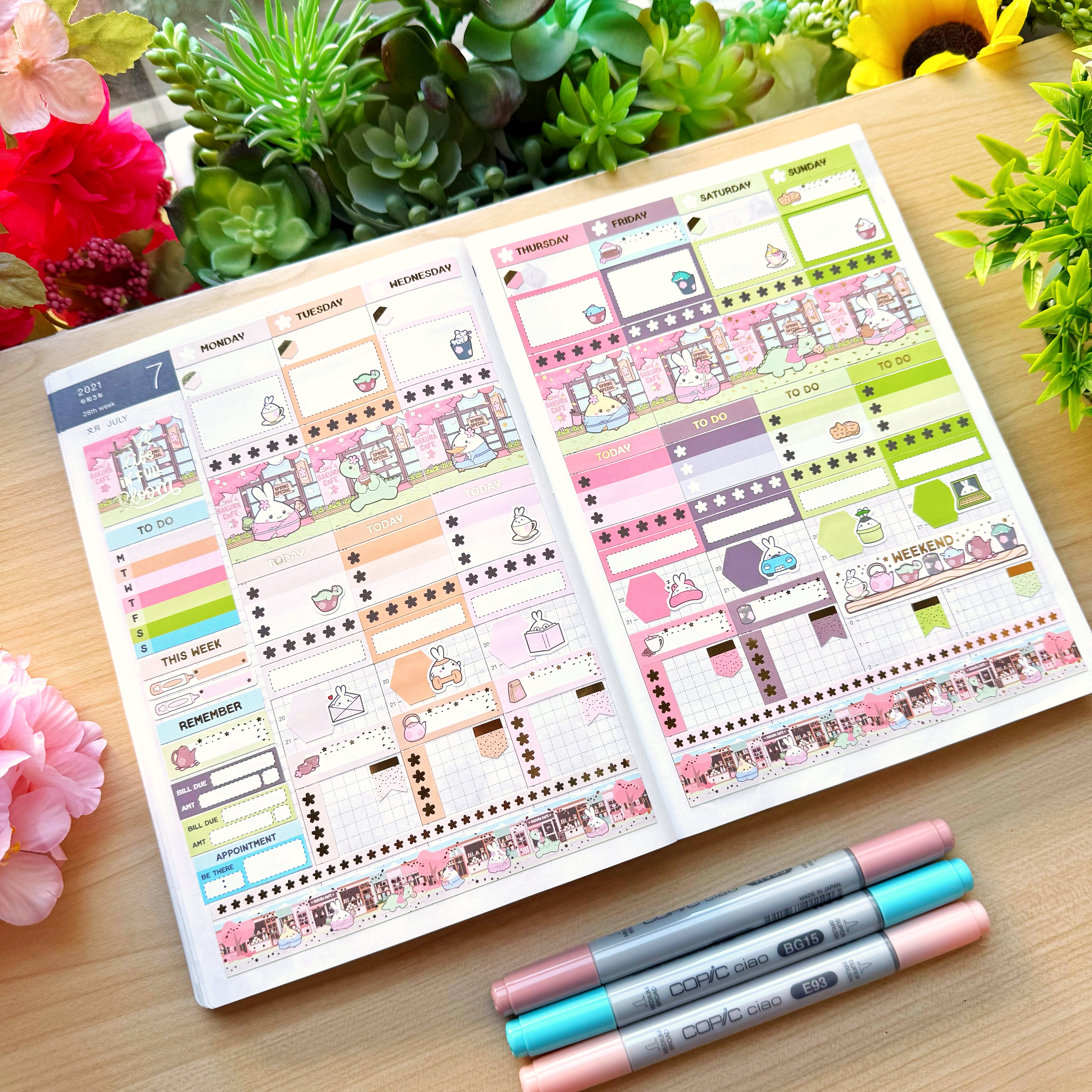 Lil' Sakura Cafe (April 2026) Stationery Box *Not Subscription*