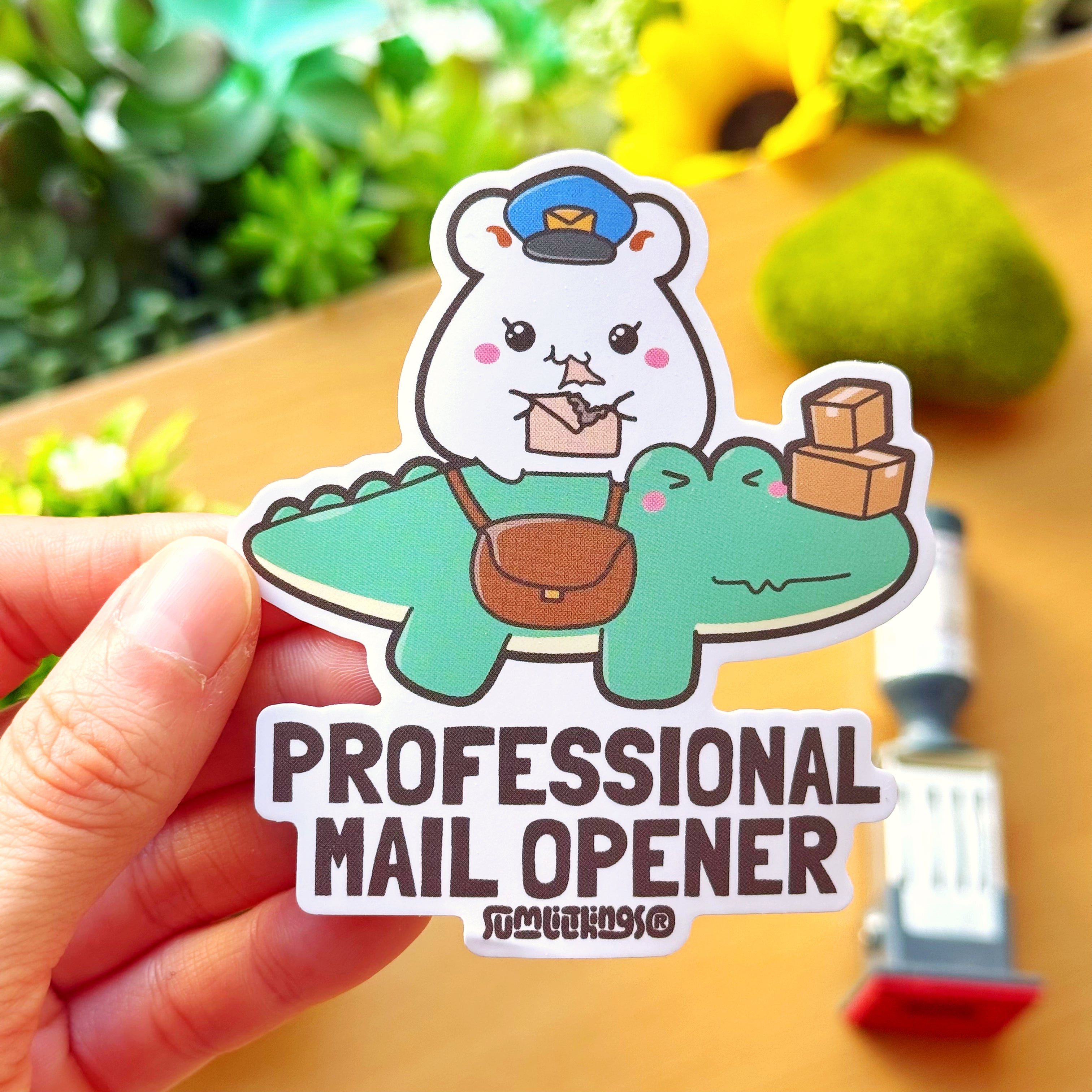 Vinyl Sticker - Professional Mail Opener
