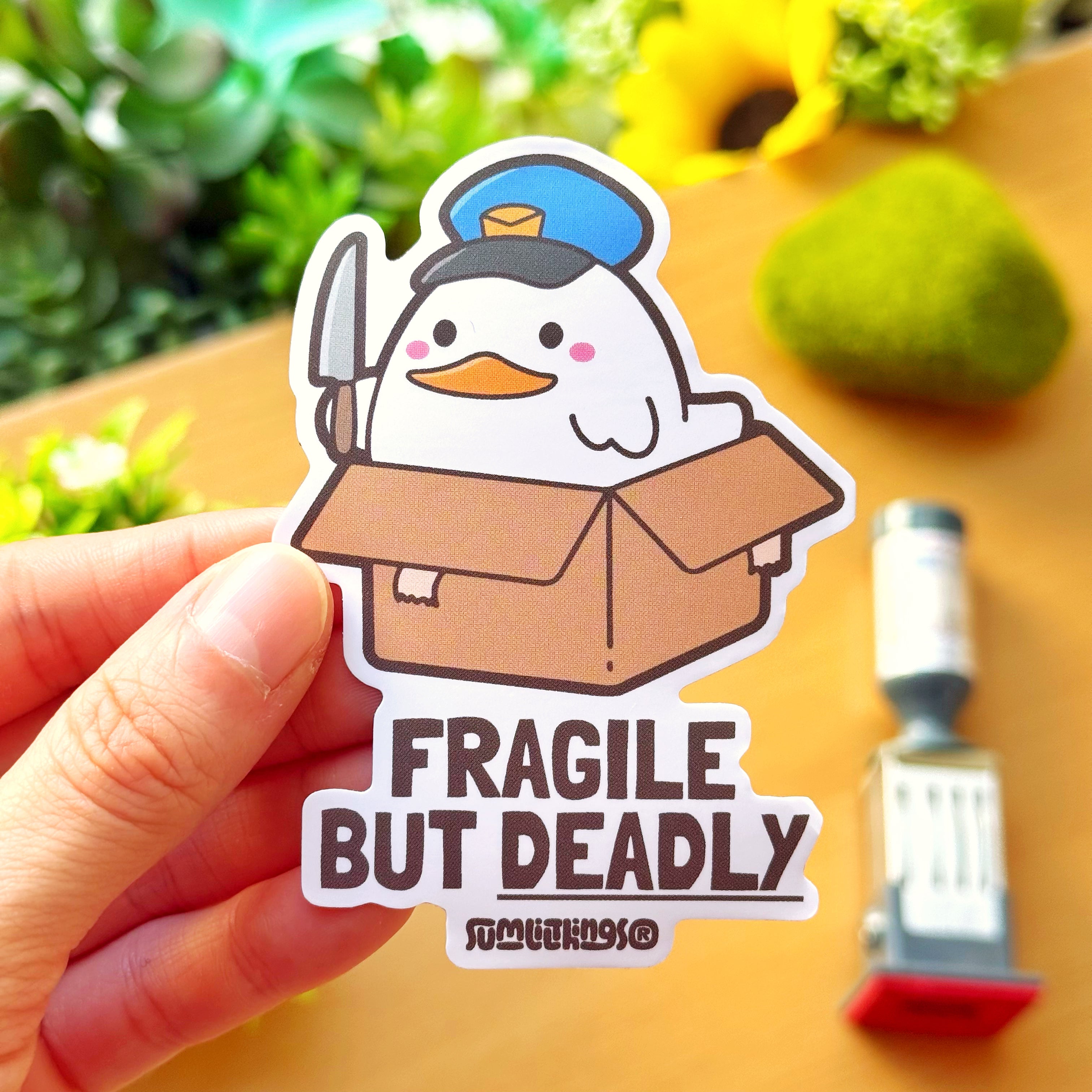Vinyl Sticker - Fragile But Deadly
