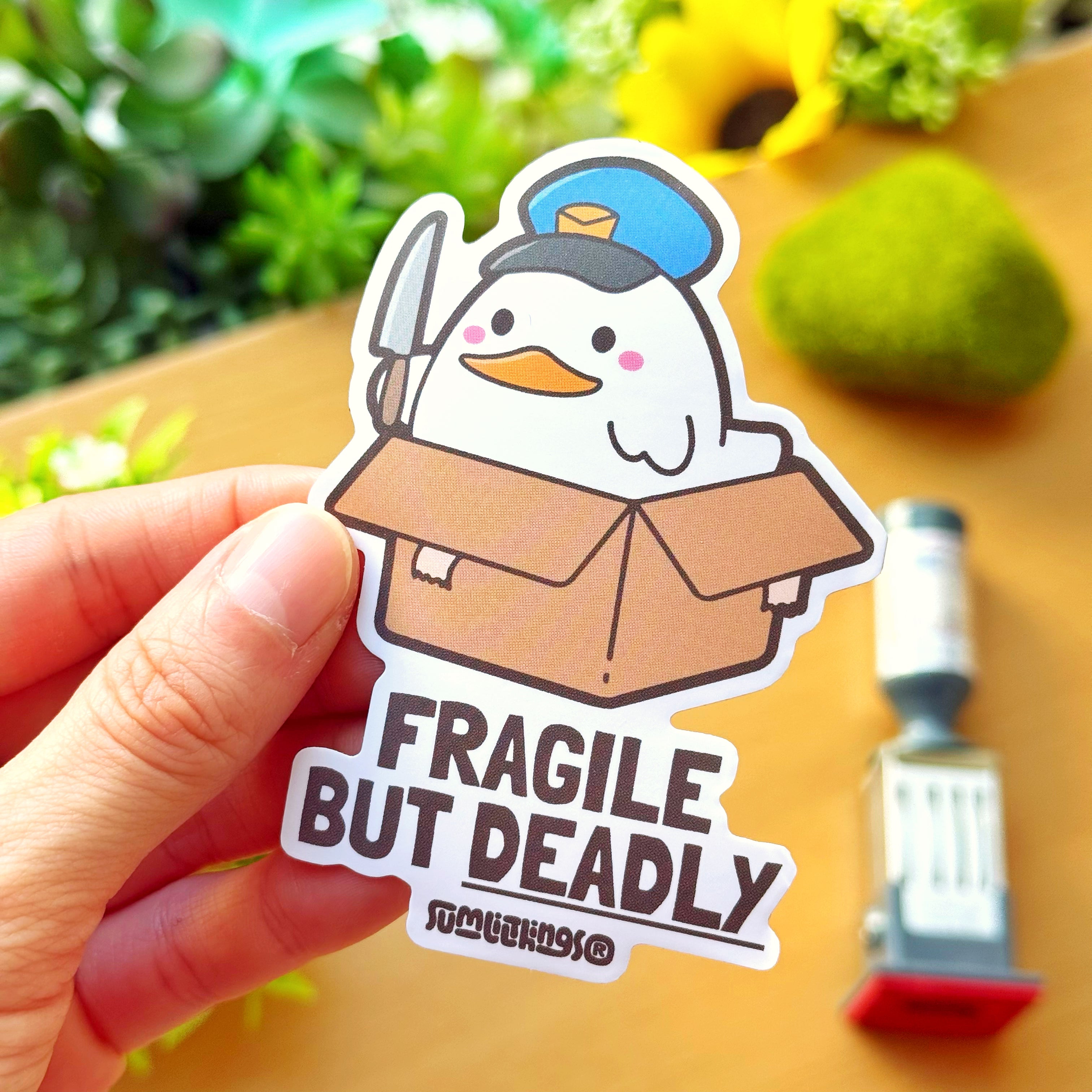 Vinyl Sticker - Fragile But Deadly