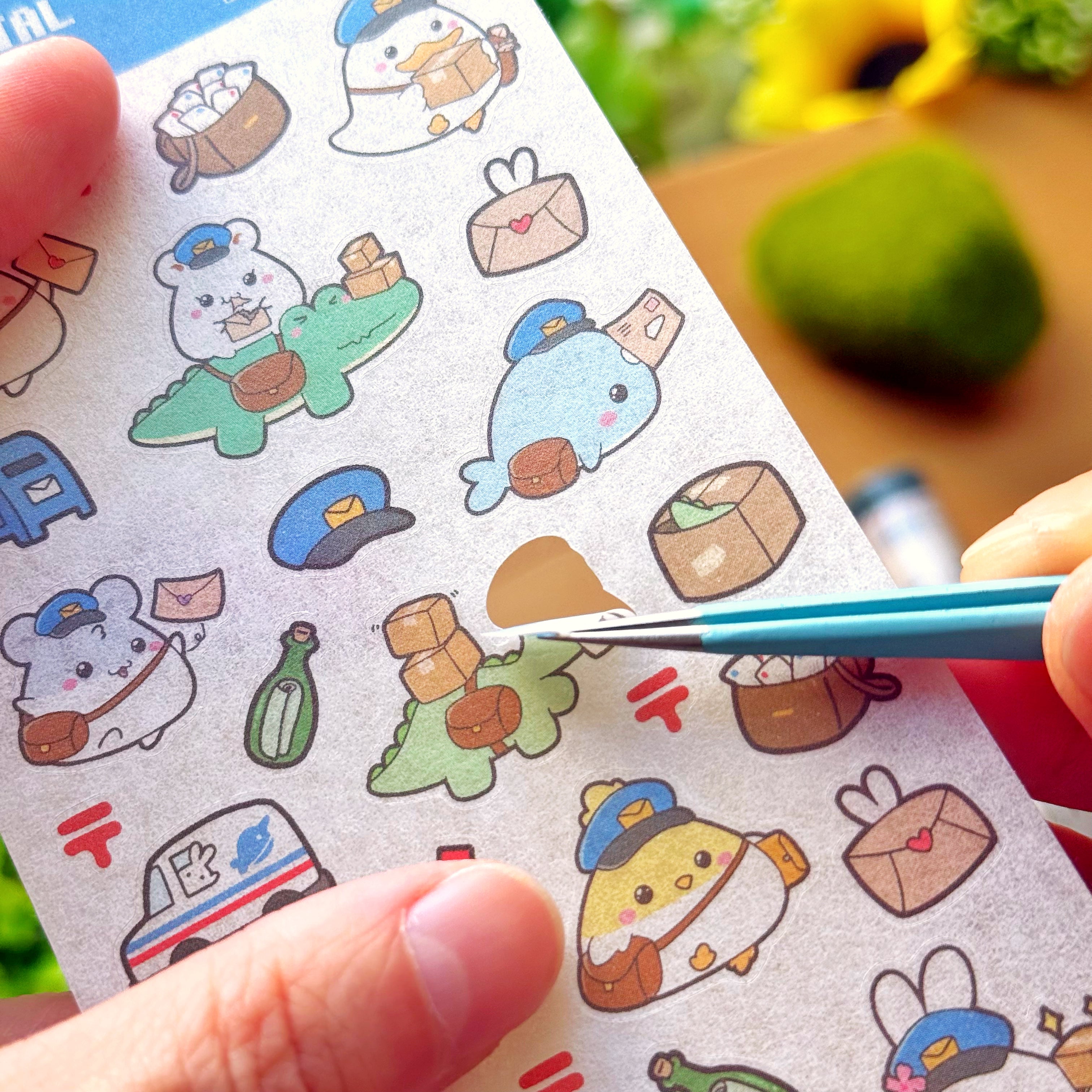 Washi Sticker - Lil' Postal Pals