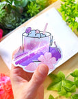 Vinyl Sticker - Grape Drink Narnar (Transparent)