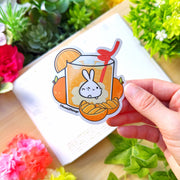 Vinyl Sticker - Orange Drink Lil (Transparent)
