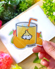 Vinyl Sticker - Mango Drink Chichi (Transparent)