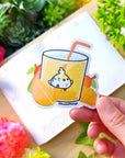 Vinyl Sticker - Mango Drink Chichi (Transparent)