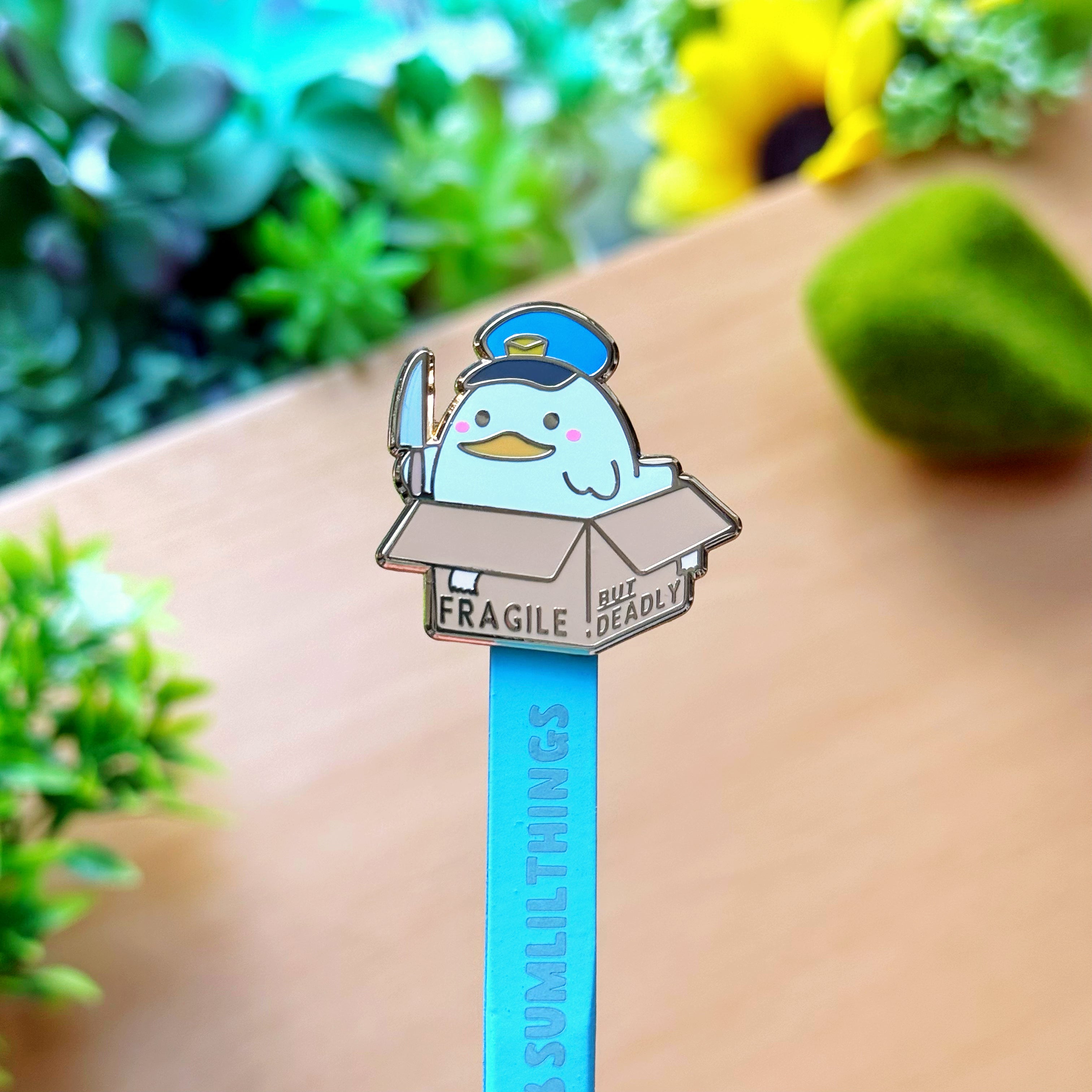 Enamel Tweezer - Lil' Deadly Postal Duck