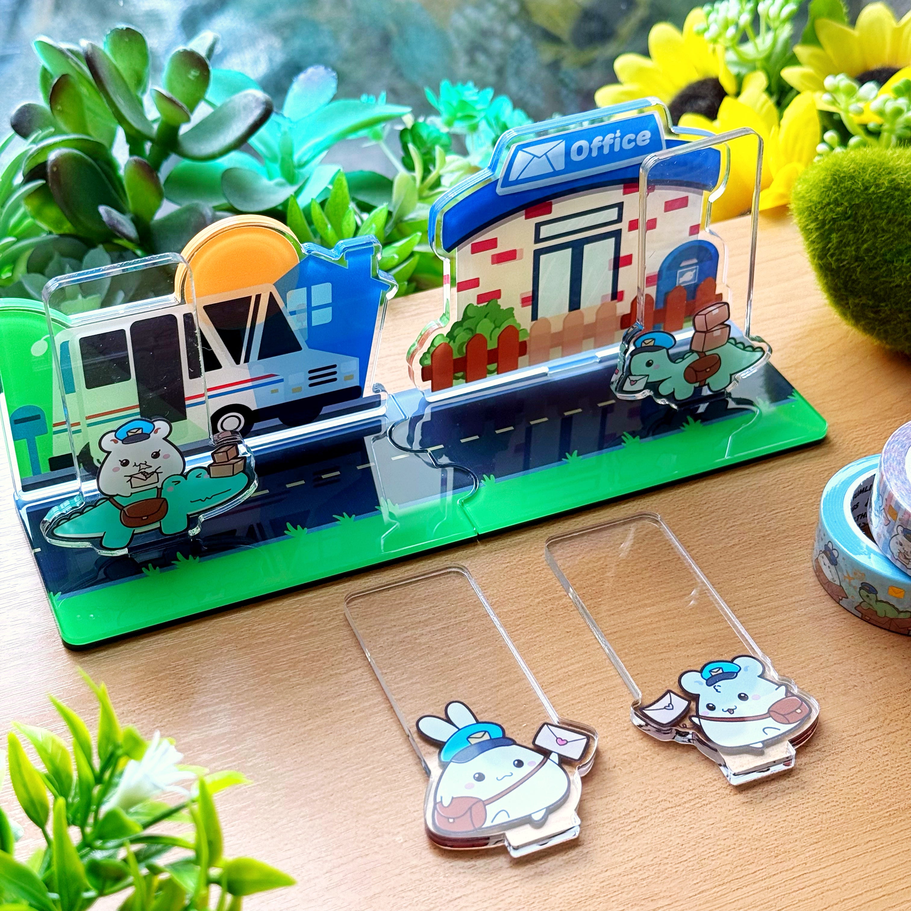 Lil' Postal Pals Washi Tower® (Puzzle Base)