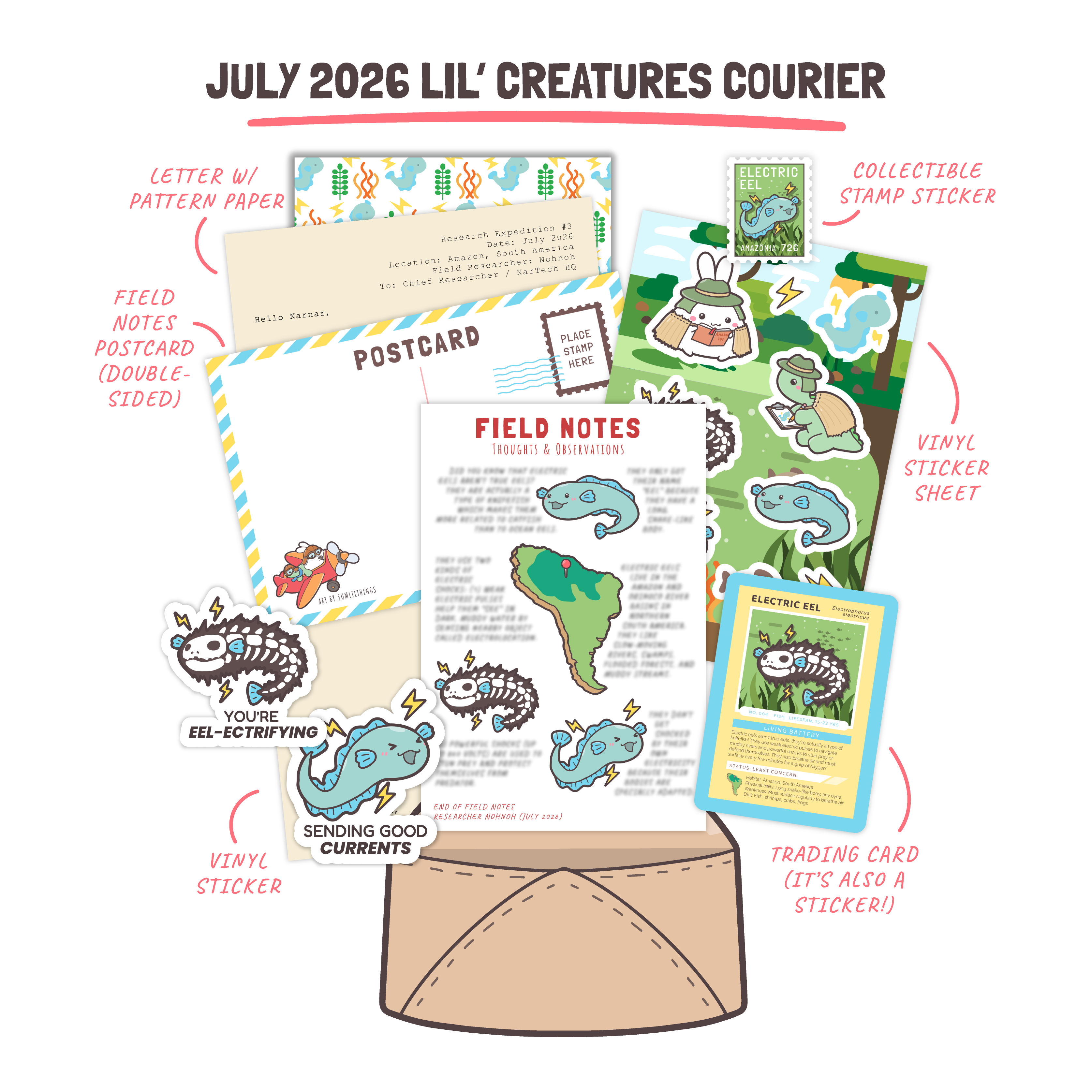 Mail Club Archive: July 2026 (Electric Eel)