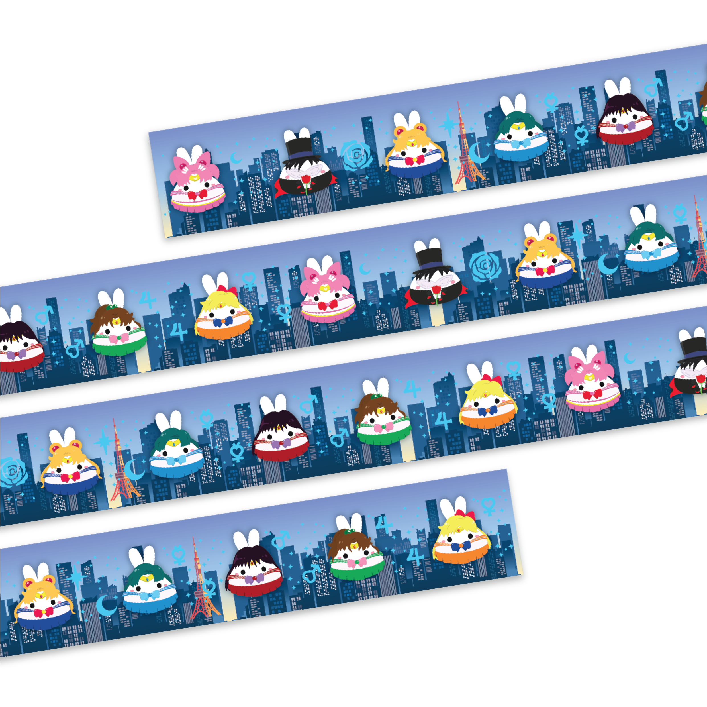 Washi Tape - Lil&#39; Sailor Scouts (Subscription Exclusive)