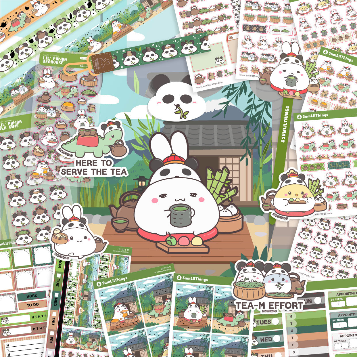 Lil' Panda Teahouse Mega Pack (25 Items) - 30% OFF
