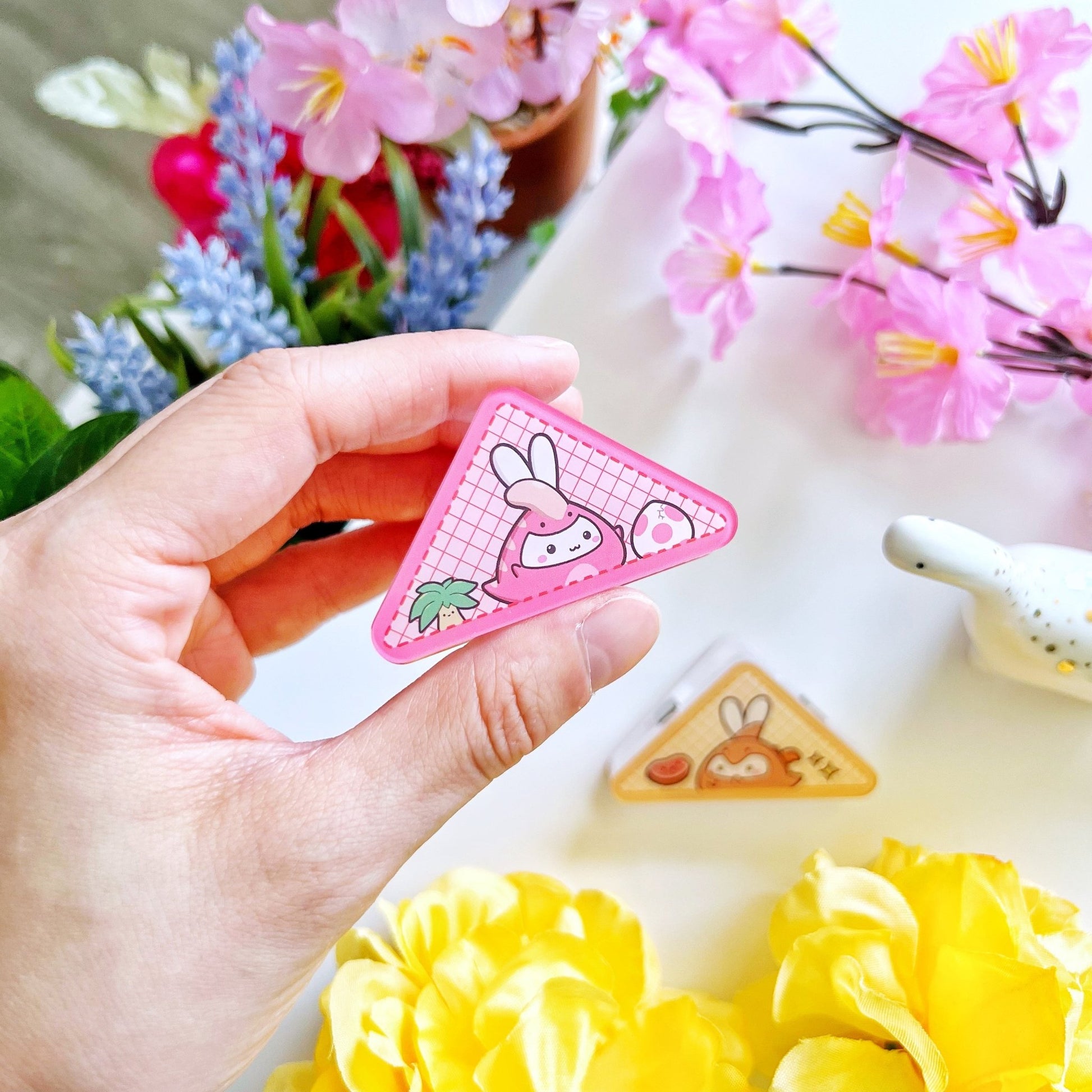 Acrylic Corner Clip - Parasaurolophus - SumLilThings