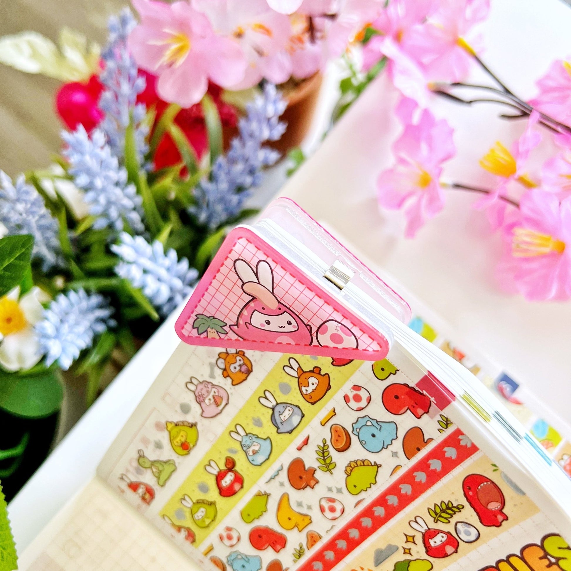 Acrylic Corner Clip - Parasaurolophus - SumLilThings