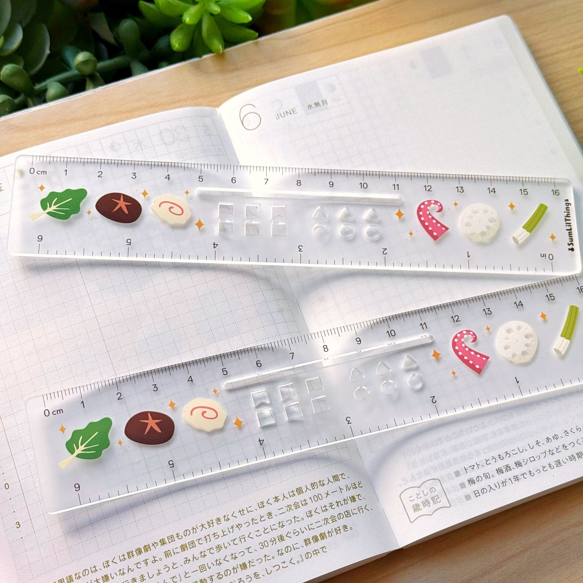 Acrylic Ruler - Hot Pot with Mini Stencils - SumLilThings