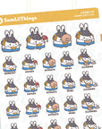 Anubis Daily Life Stickers - SumLilThings