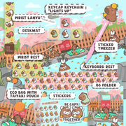 Be Capy & Chill Booster Pack (14 Items) - 20% OFF - SumLilThings