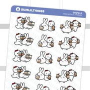 Boba with Lil' Friends Stickers - SumLilThings