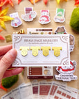 Brass Page Markers - Lil' Forest (Set of 4) - SumLilThings