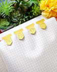 Brass Page Markers - Lil' Forest (Set of 4) - SumLilThings