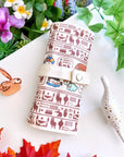 Canvas Roll Pencil Case - Lil Ruins Ancient Egypt - SumLilThings