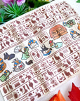 Canvas Roll Pencil Case - Lil Ruins Ancient Egypt - SumLilThings