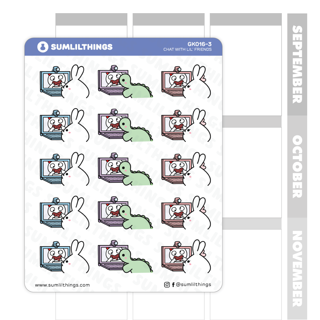 Chat with Lil' Friends Stickers - SumLilThings