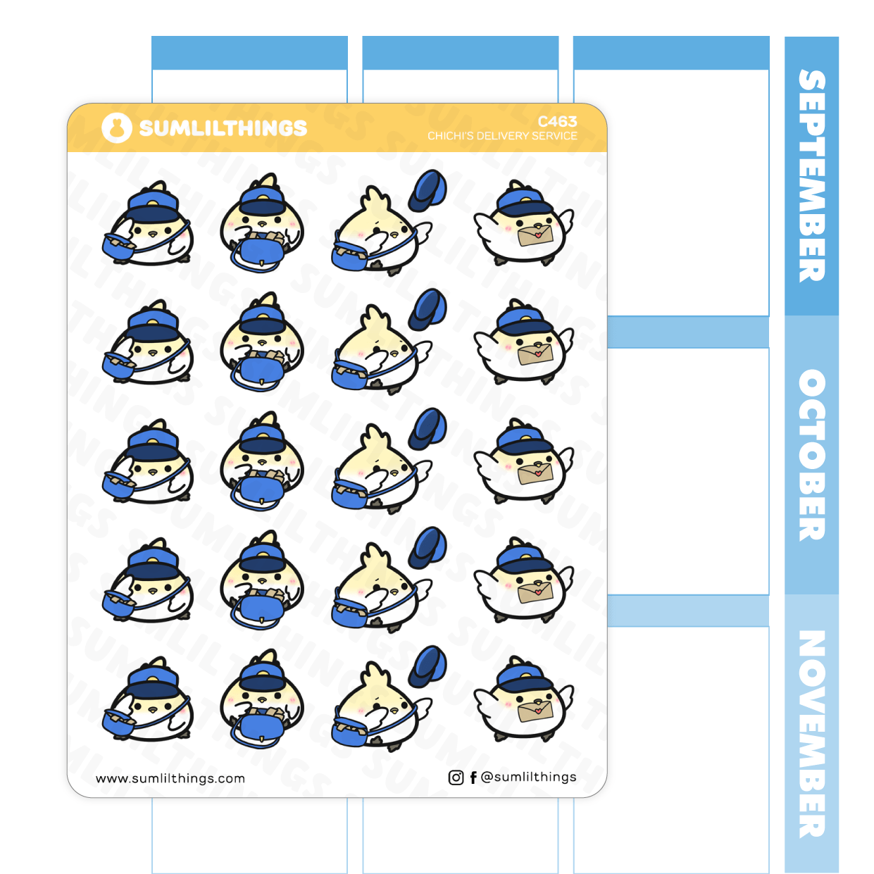 Chichi's Delivery Service Stickers - SumLilThings