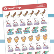 Chocolate Banana & Crepe Stickers - SumLilThings