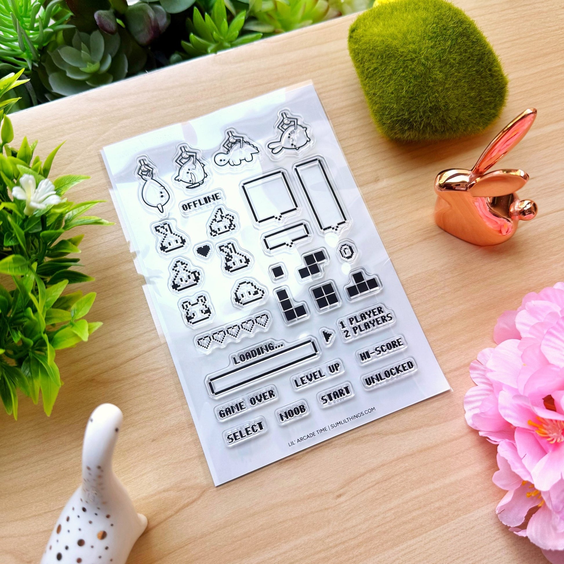 Clear Stamp - Lil' Arcade Time - SumLilThings