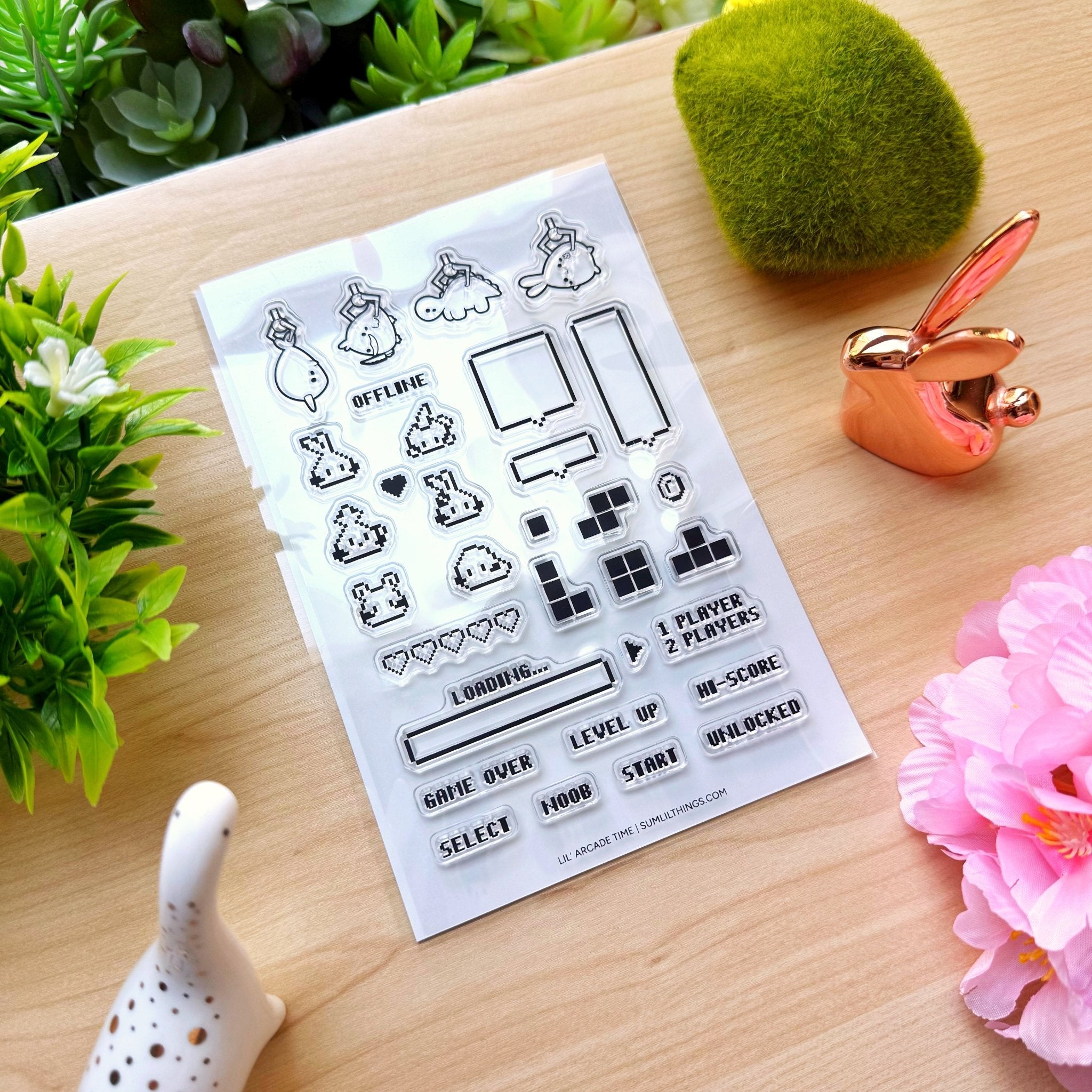 Clear Stamp - Lil' Arcade Time - SumLilThings