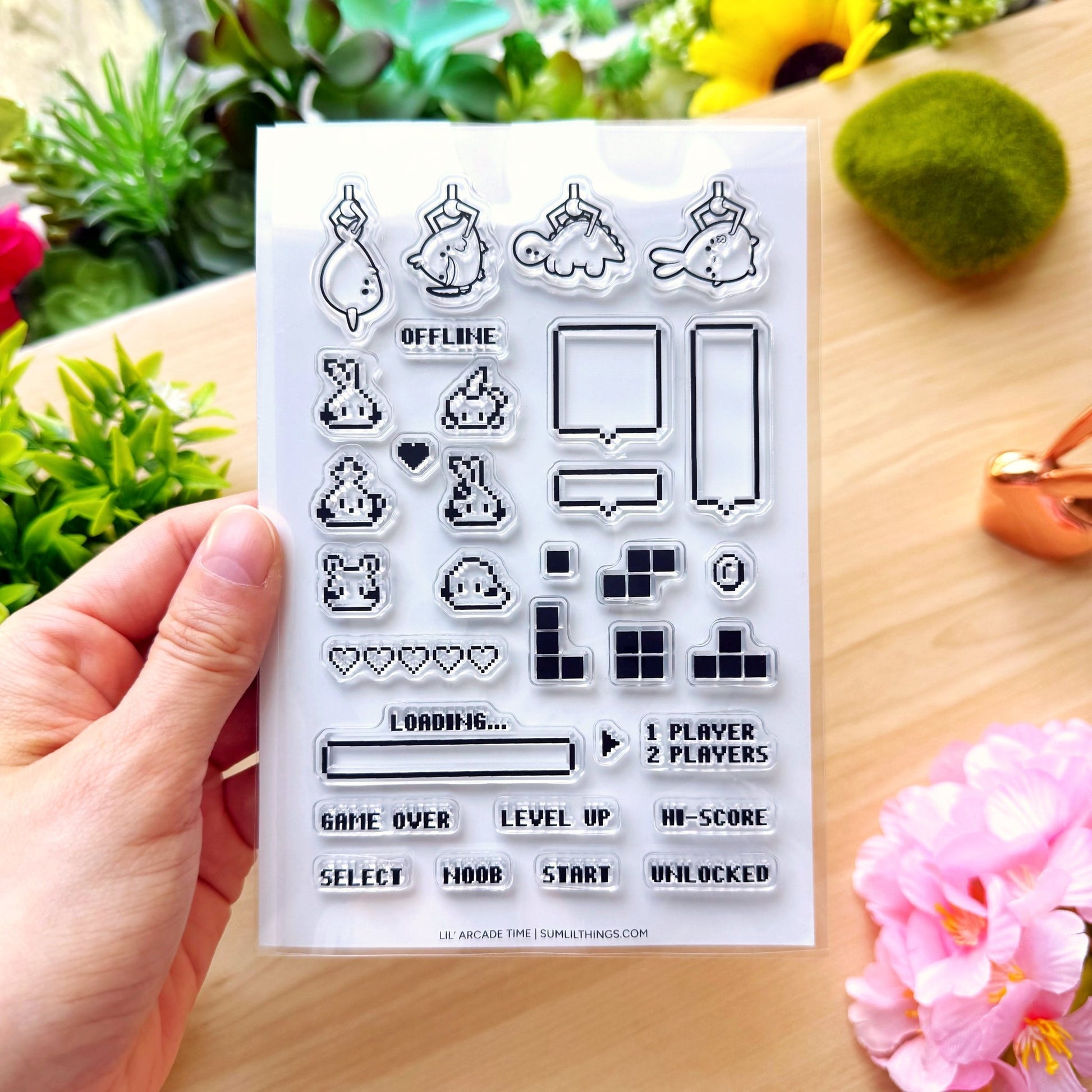 Clear Stamp - Lil' Arcade Time - SumLilThings