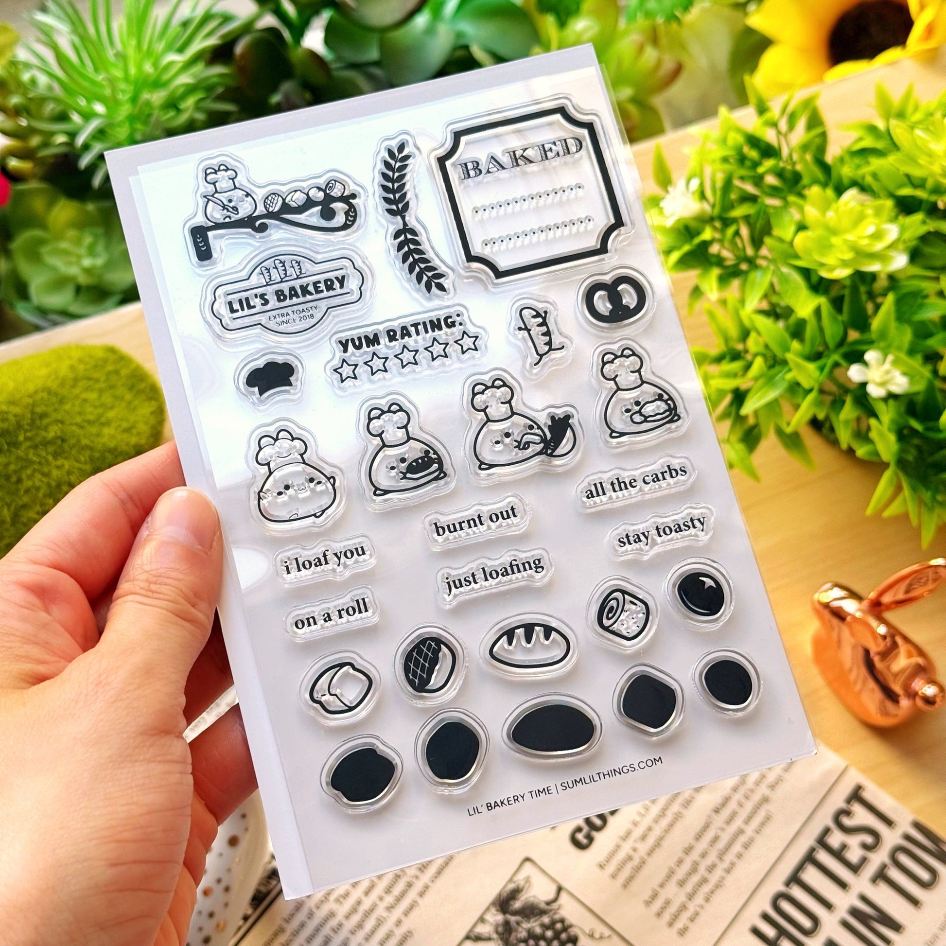 Clear Stamp - Lil' Bakery Time - SumLilThings