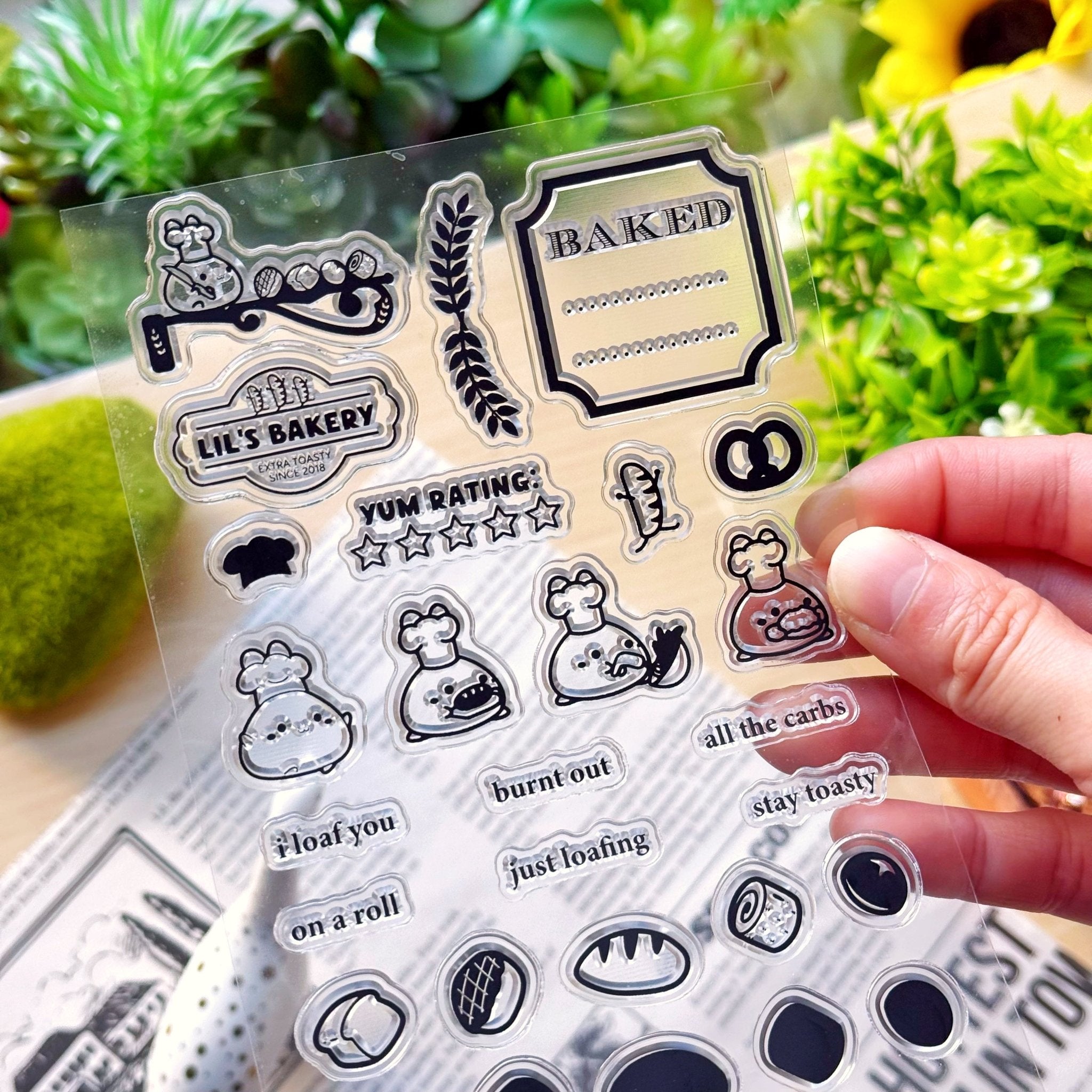 Clear Stamp - Lil' Bakery Time - SumLilThings