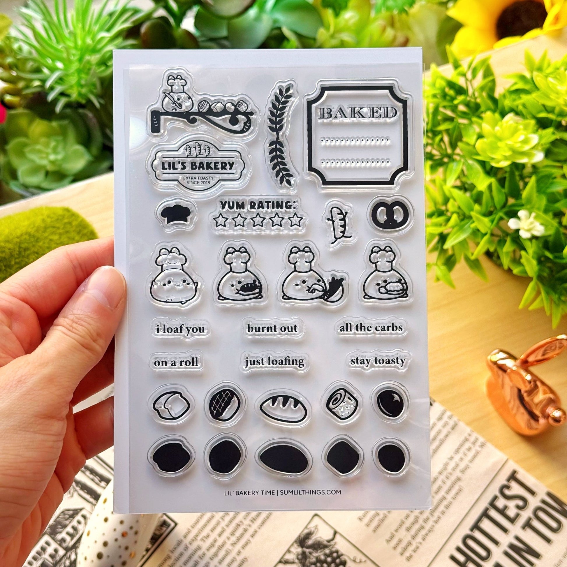 Clear Stamp - Lil' Bakery Time - SumLilThings
