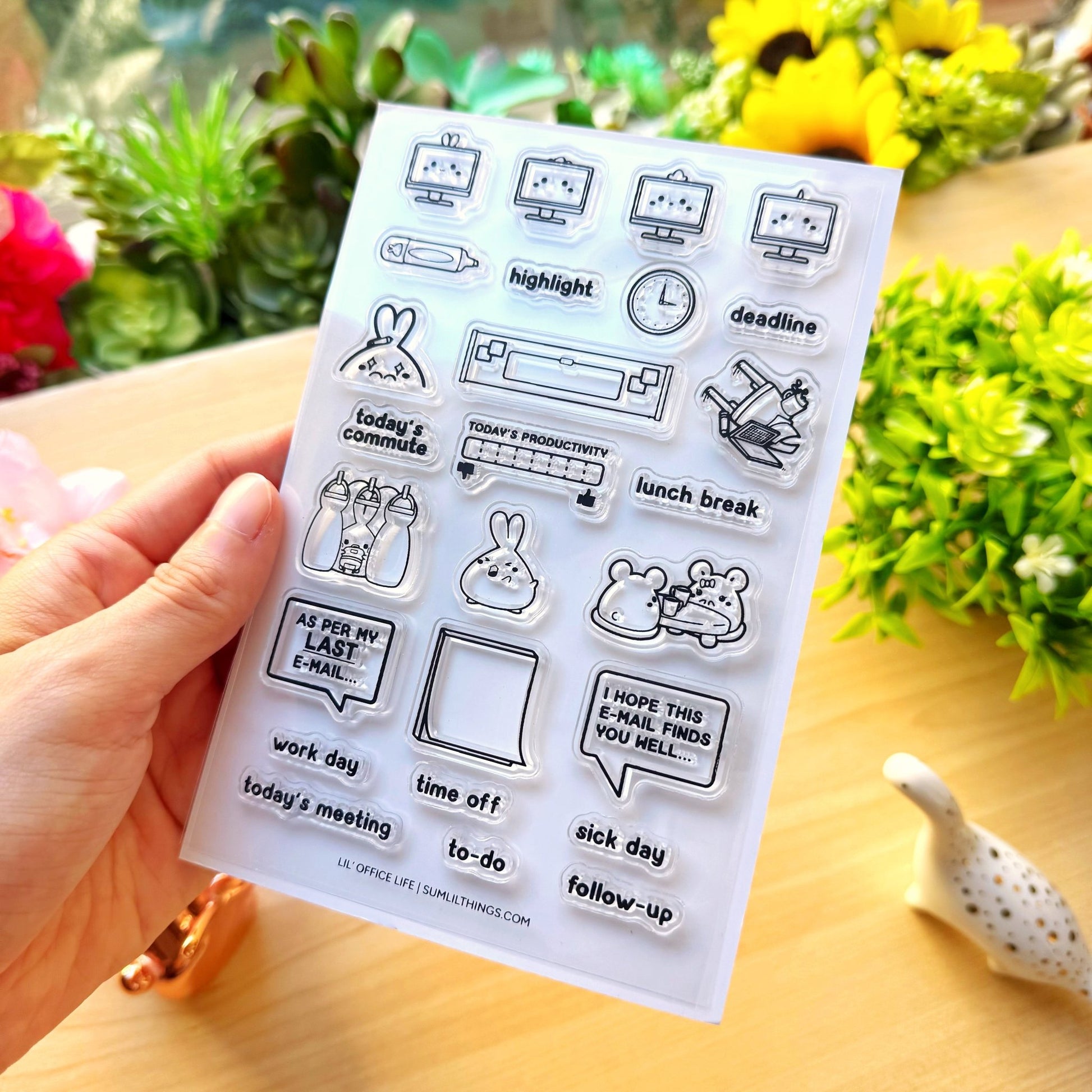 Clear Stamp - Lil' Office Life - SumLilThings