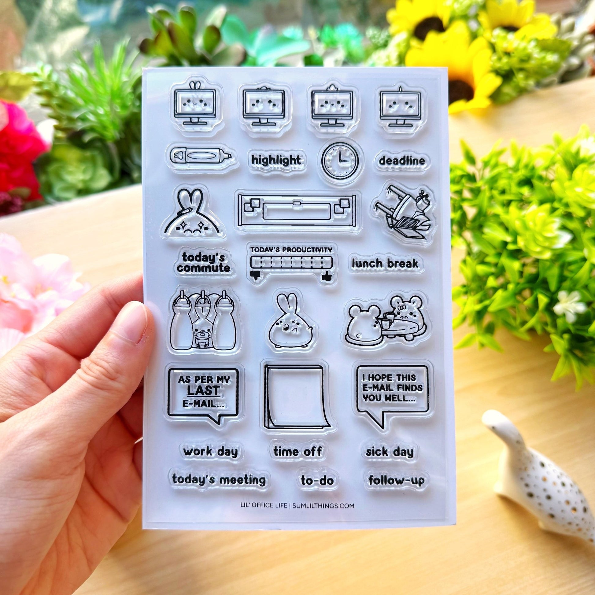 Clear Stamp - Lil' Office Life - SumLilThings