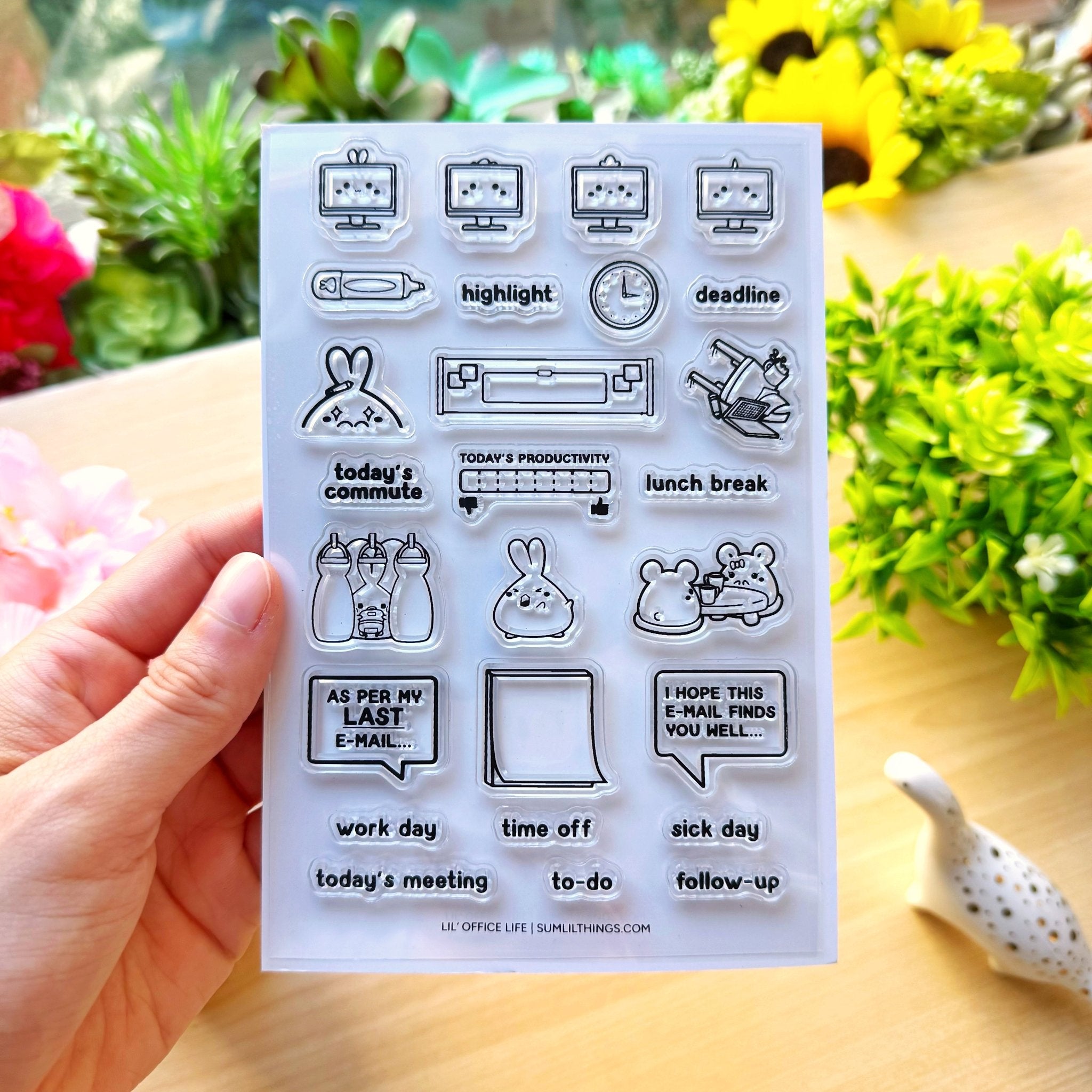 Clear Stamp - Lil' Office Life - SumLilThings