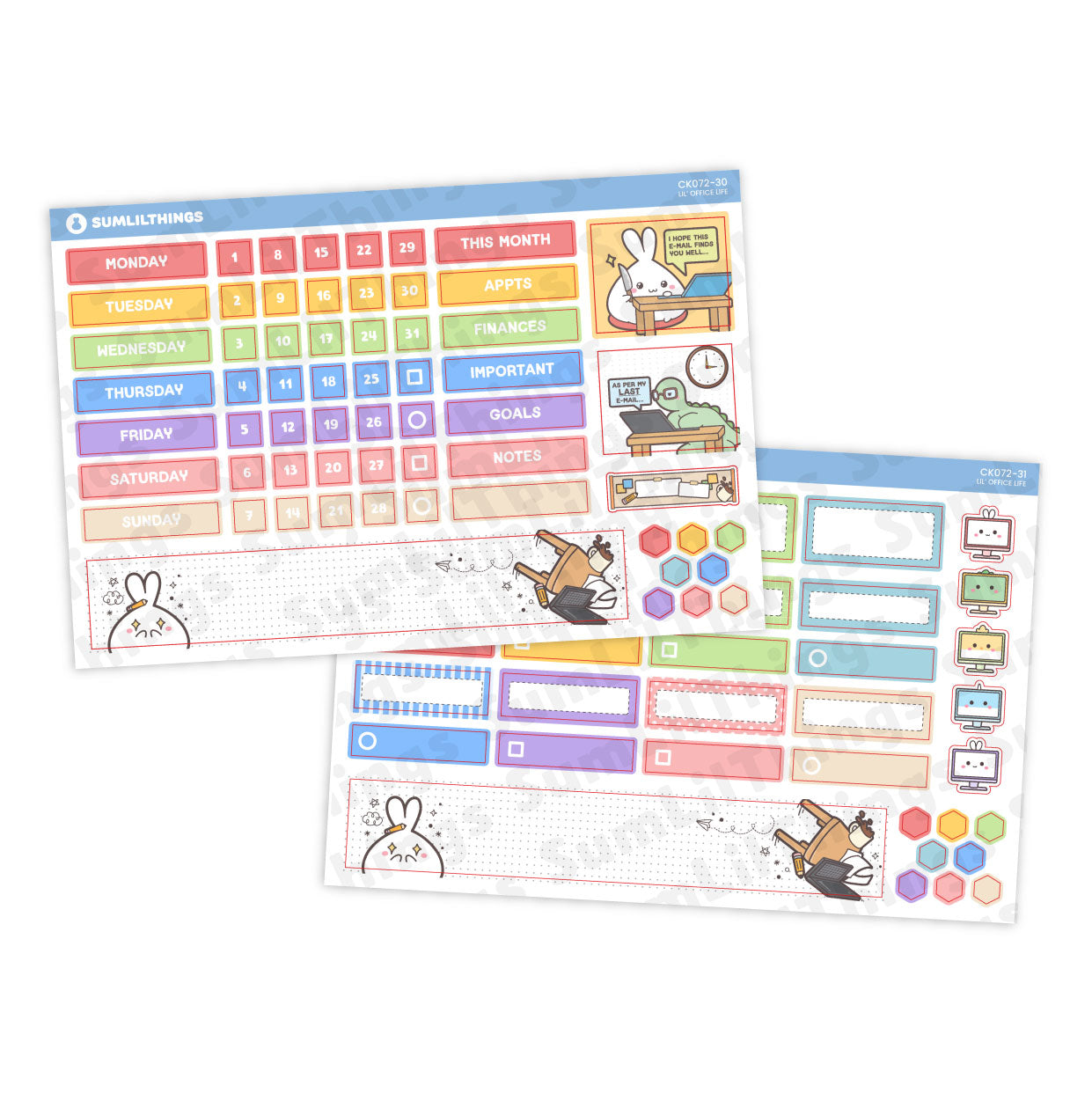 SLT Hobonichi COUSIN Sticker Subscription (Month-to-Month Plan)