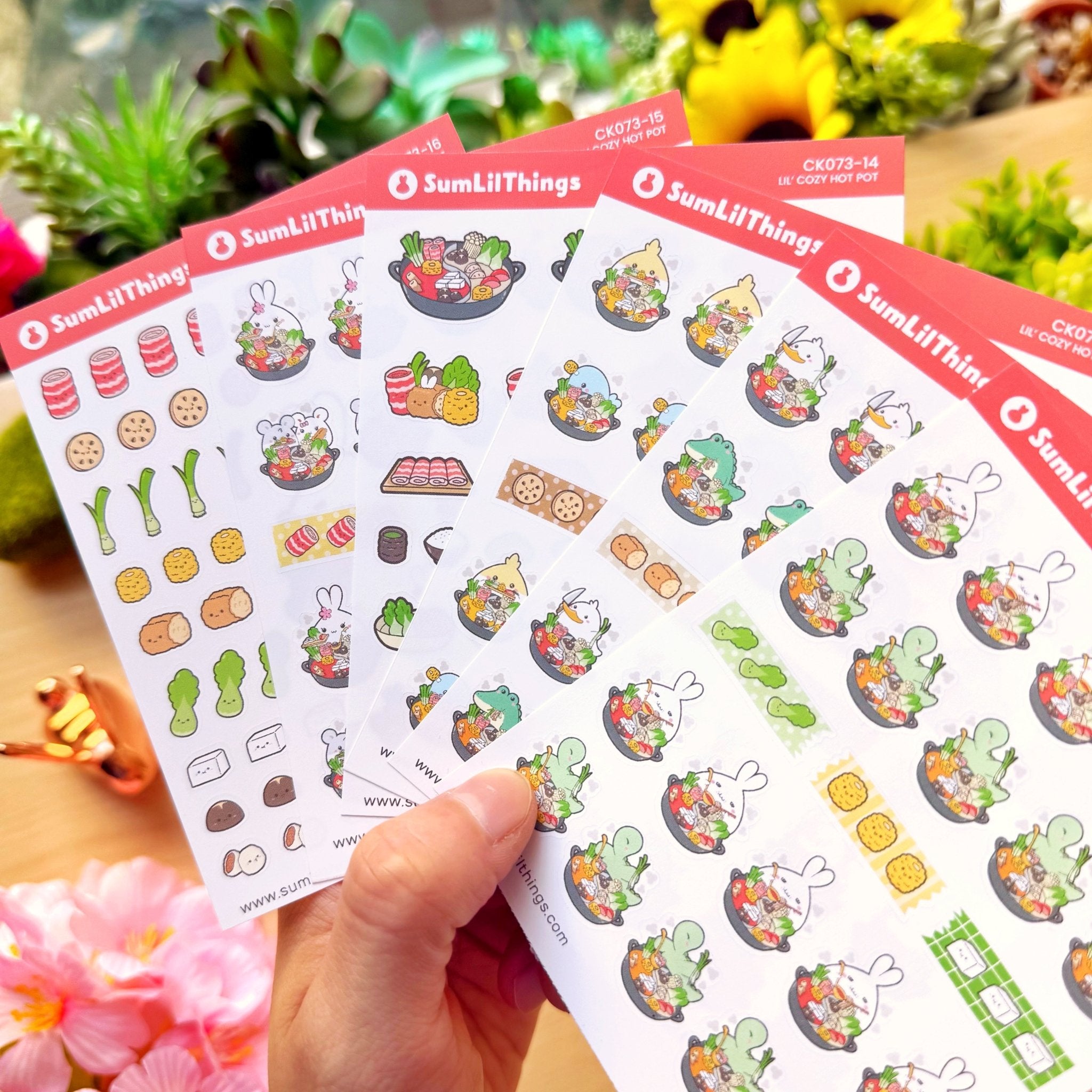 Decorative Kit - Lil' Cozy Hot Pot (10 Pages) - Holo Foil - SumLilThings