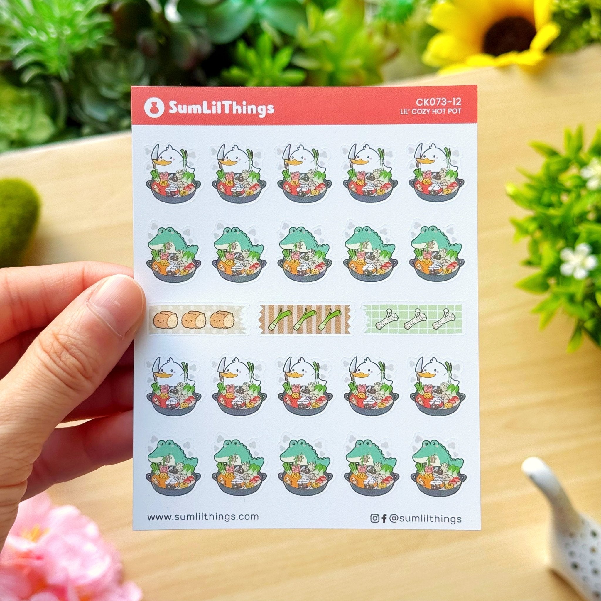 Decorative Kit - Lil' Cozy Hot Pot (10 Pages) - Holo Foil - SumLilThings