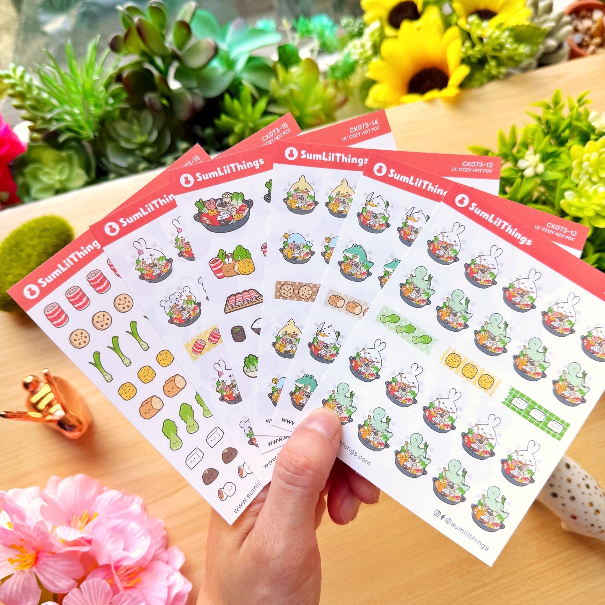 Decorative Kit - Lil' Cozy Hot Pot (10 Pages) - Holo Foil - SumLilThings