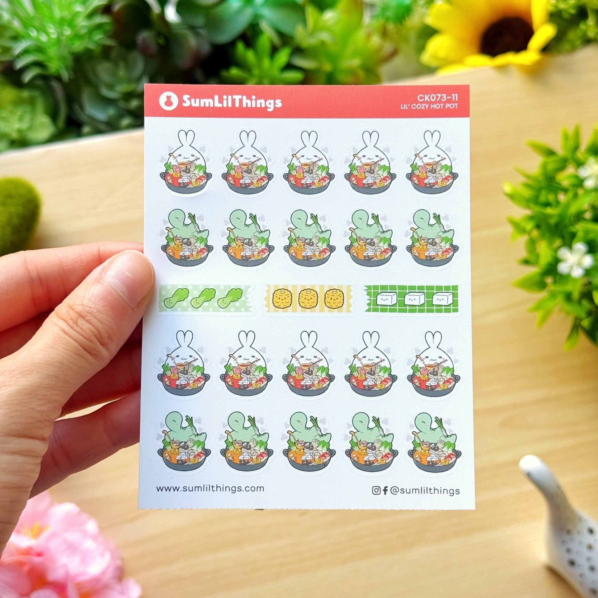 Decorative Kit - Lil' Cozy Hot Pot (10 Pages) - Holo Foil - SumLilThings