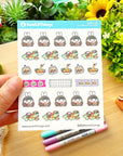 Decorative Kit - Lil' Cyber City Life (10 Pages) - Holo Gold Foil - SumLilThings