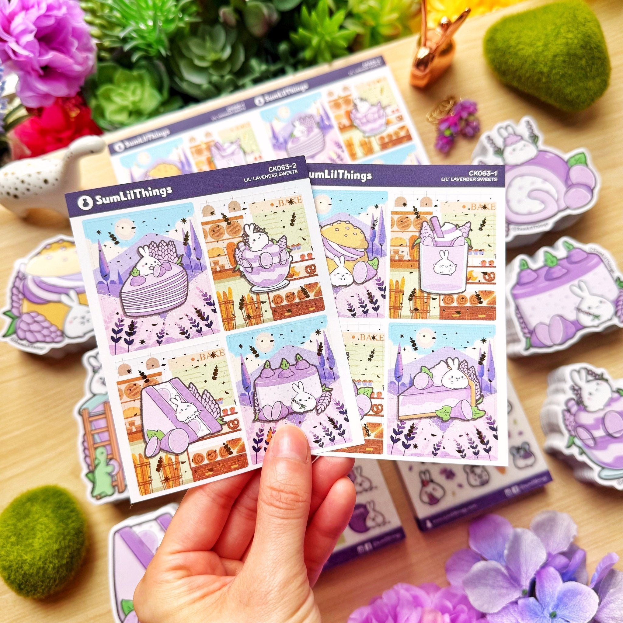 Decorative Kit - Lil' Lavender Sweets (10 Pages) - SumLilThings