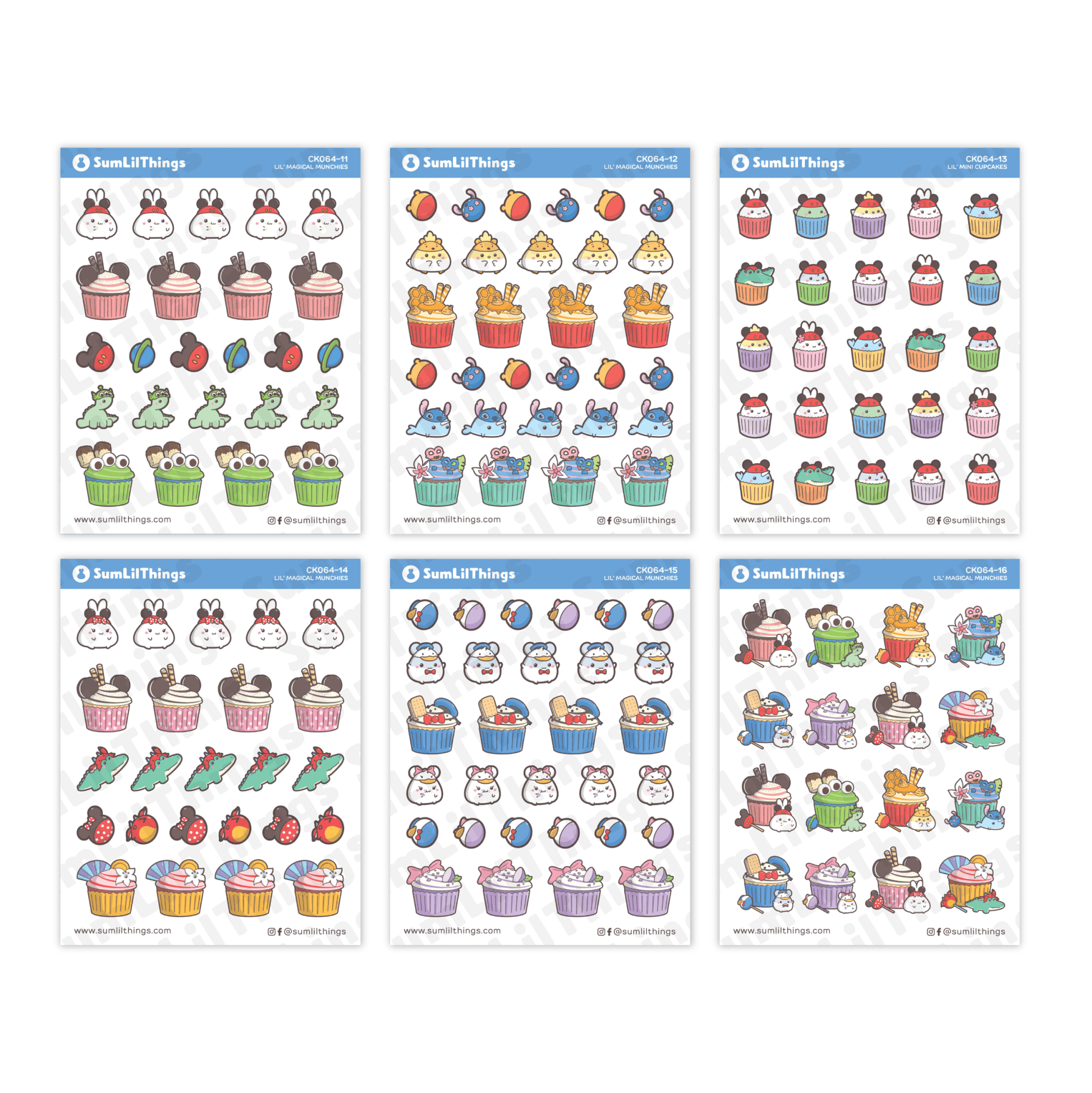 Decorative Kit - Lil' Magical Munchies (10 Pages) - SumLilThings