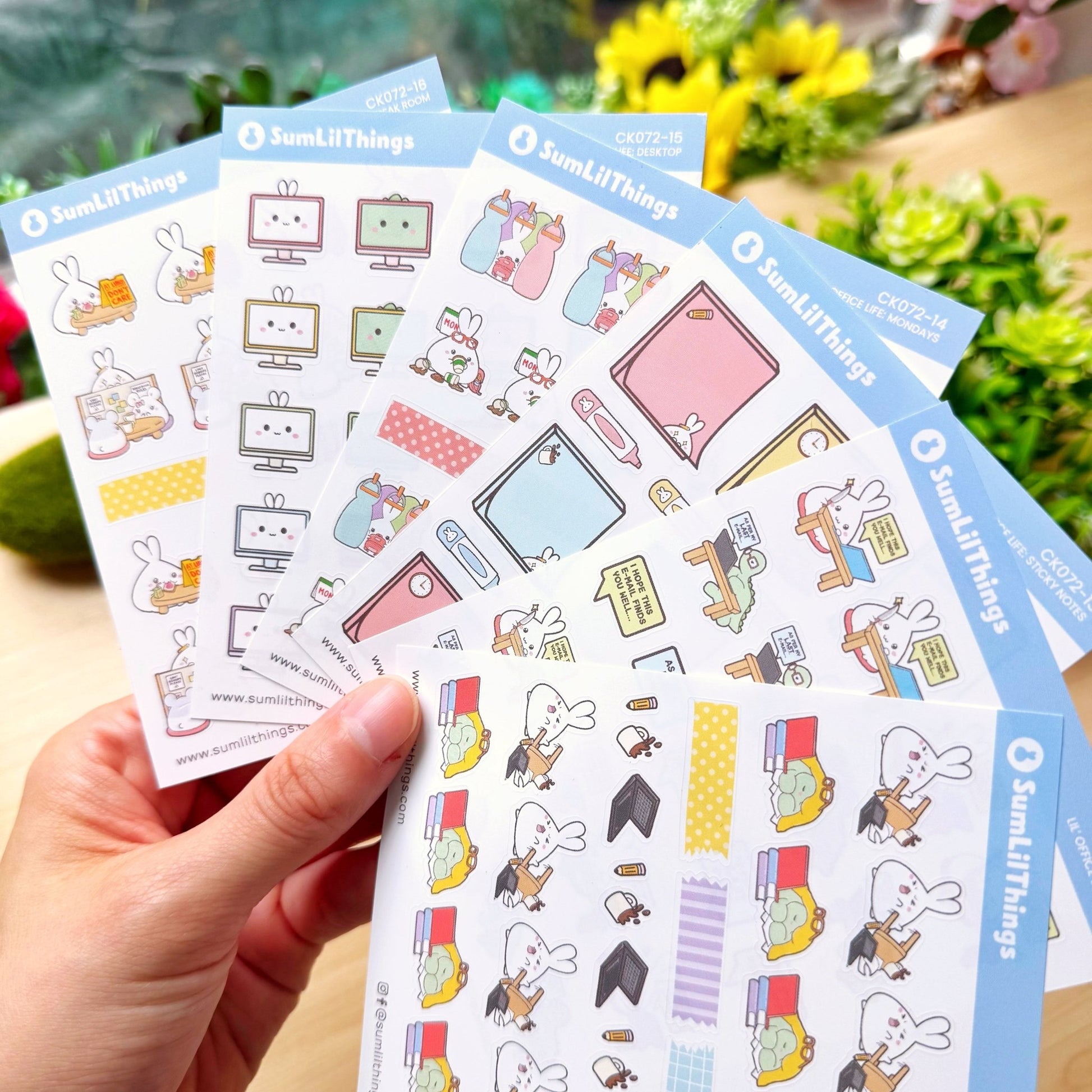 Decorative Kit - Lil' Office Life (10 Pages) - Rose Gold Foil - SumLilThings